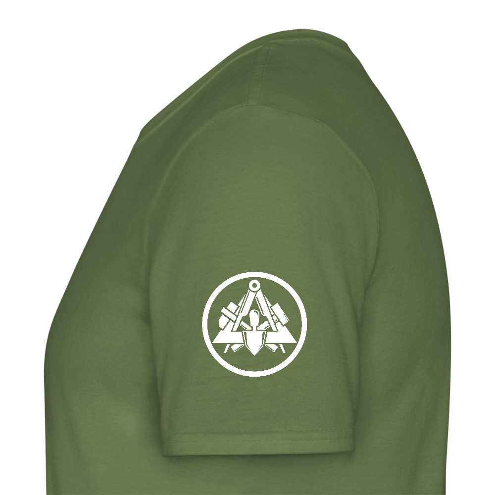 Maurer Handwerker T-Shirt - Militärgrün