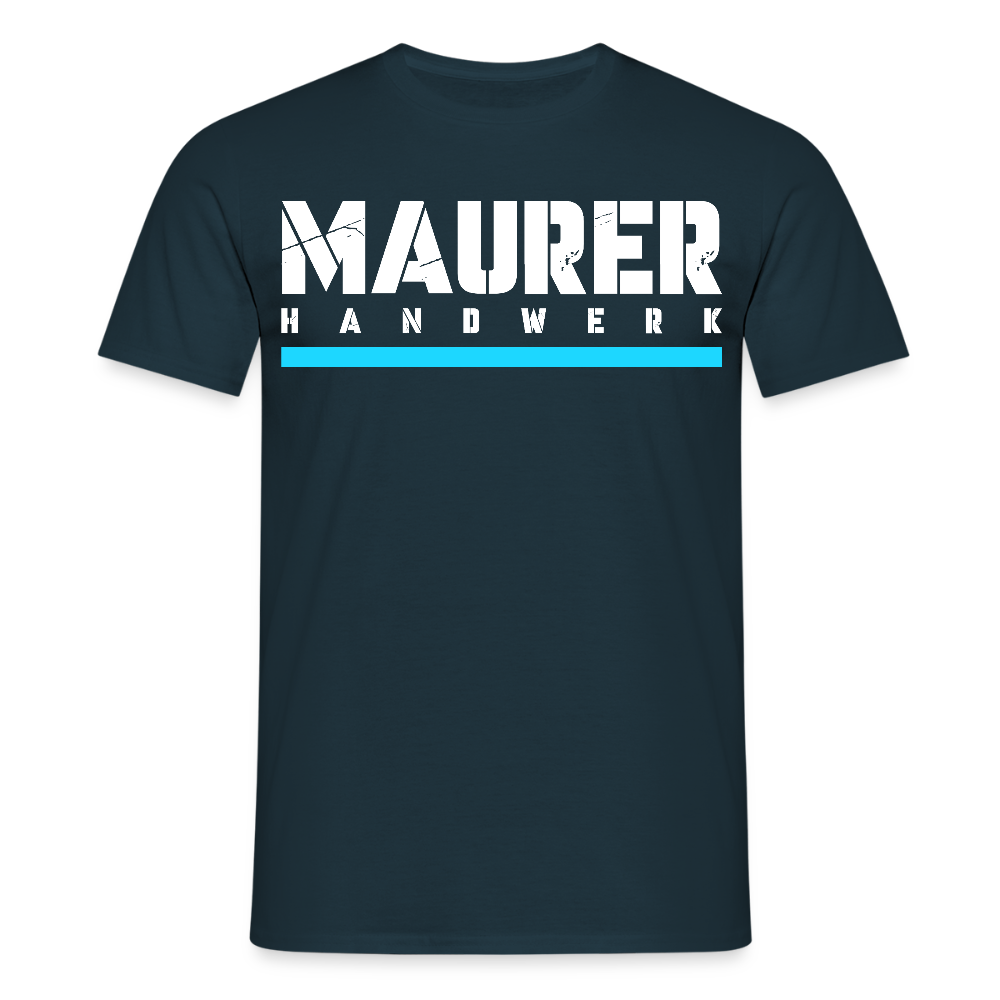 Maurer Handwerker T-Shirt - Navy