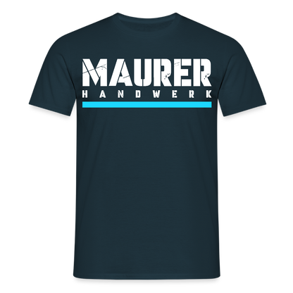 Maurer Handwerker T-Shirt - Navy