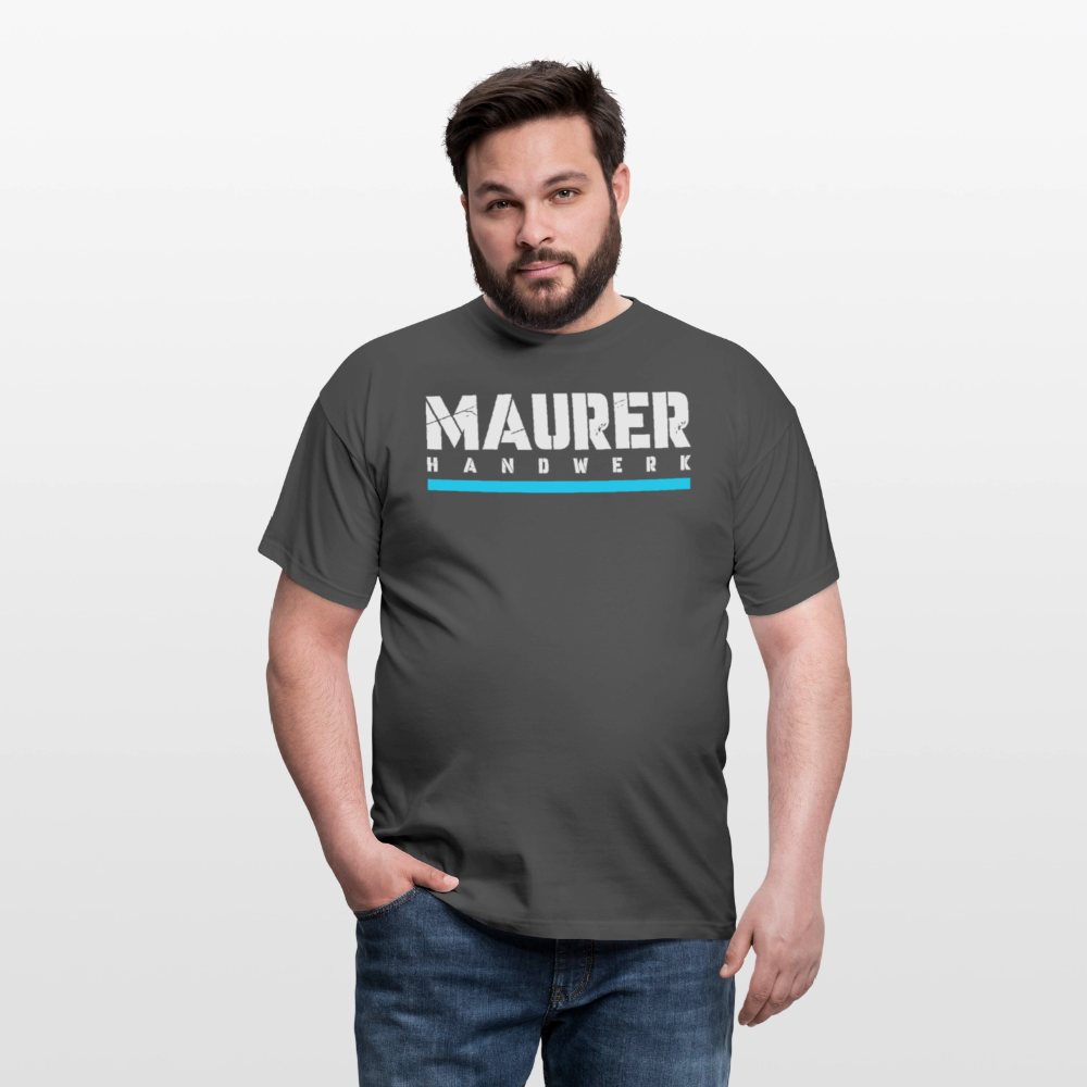 Maurer Handwerker T-Shirt - Anthrazit