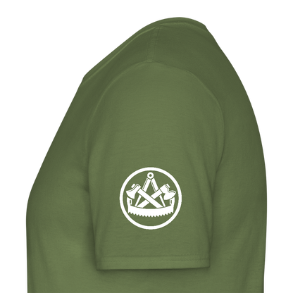 Zimmerer Handwerk Premiun T-Shirt - Militärgrün