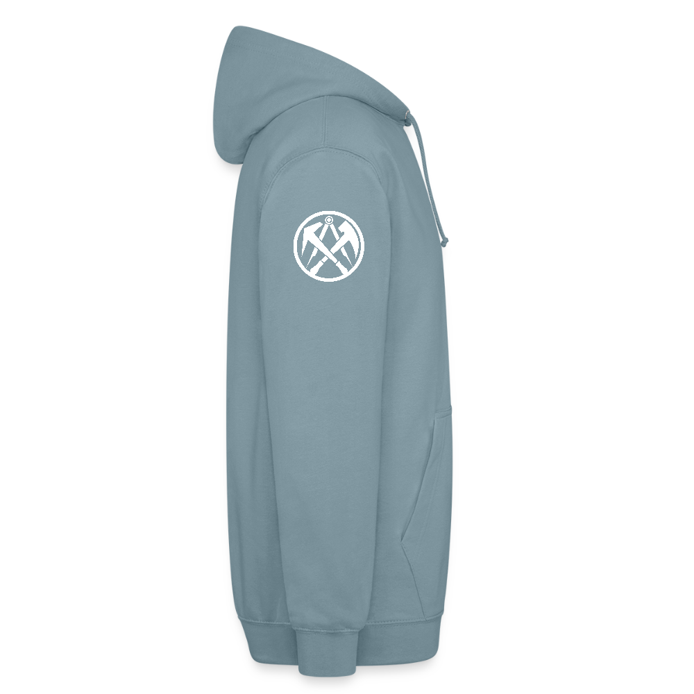 Dachdecker Handwerker Hoodie - Nebelblau