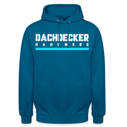 Dachdecker Handwerker Hoodie - Tiefseeblau 
