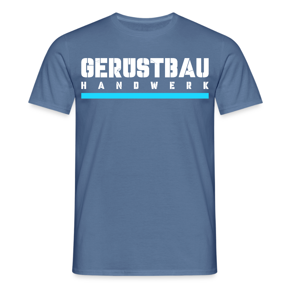 Gerüstbau Handwerk - T-Shirt - Taubenblau 