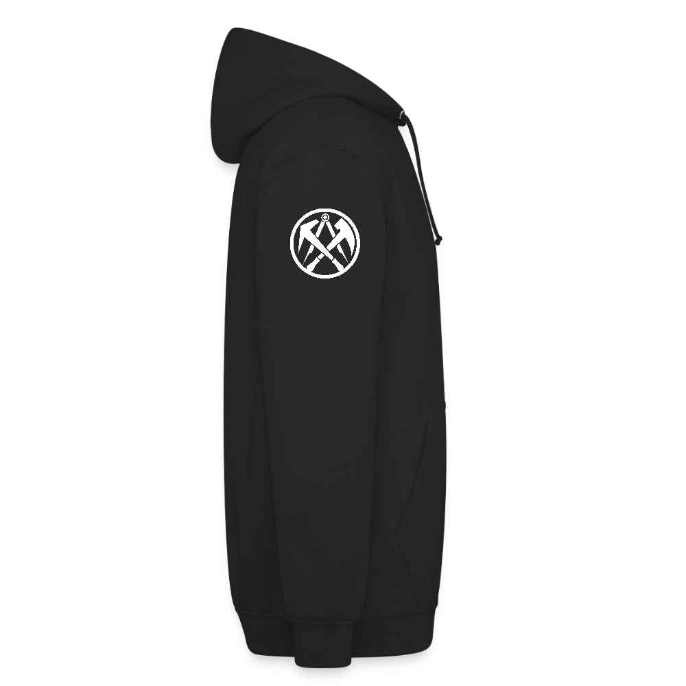 Dachdecker Handwerker Hoodie - Schwarz