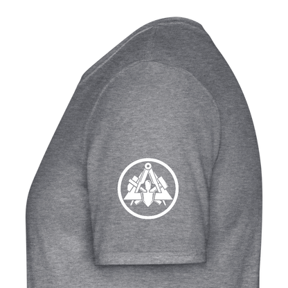 Maurer Handwerker T-Shirt - Graphit meliert