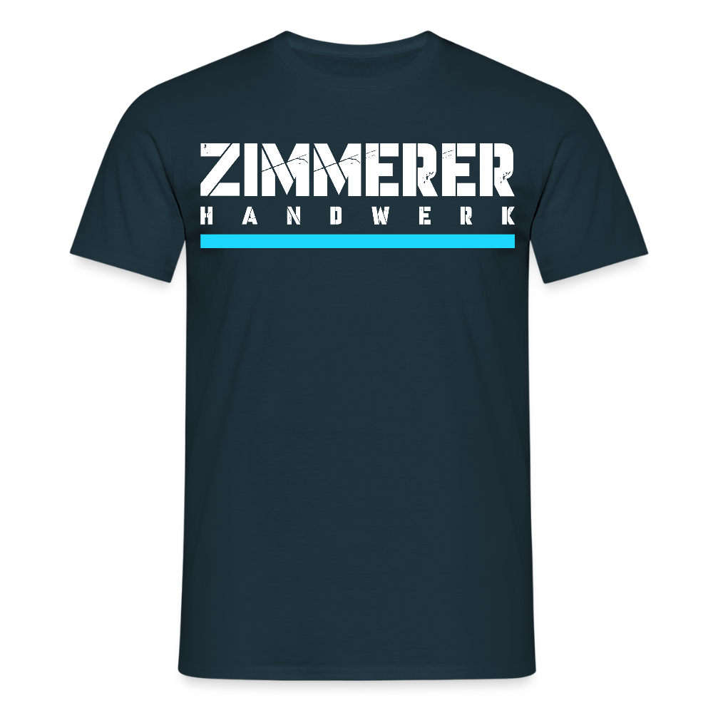 Zimmerer Handwerk Premiun T-Shirt - Navy