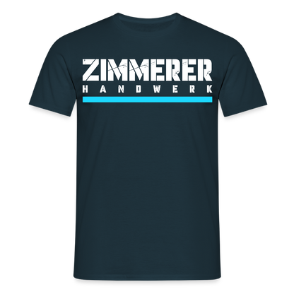 Zimmerer Handwerk Premiun T-Shirt - Navy