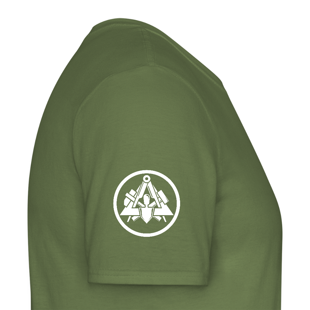 Maurer Handwerker T-Shirt - Militärgrün