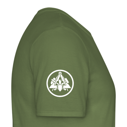 Maurer Handwerker T-Shirt - Militärgrün