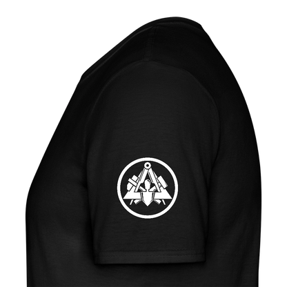 Maurer Handwerker T-Shirt - Schwarz