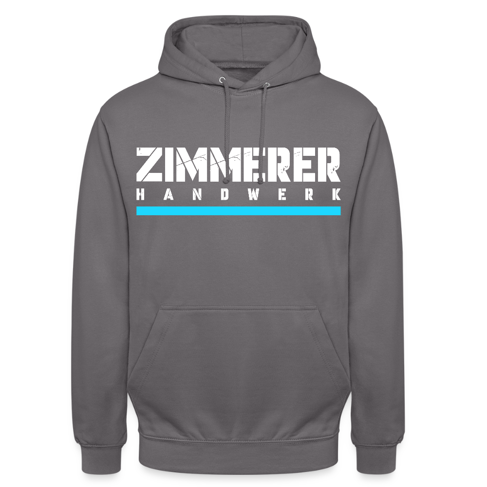 Zimmerer Handwerk Premium Hoodie - Mittelgrau