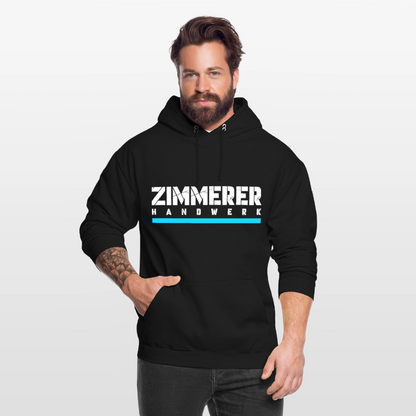 Zimmerer Handwerk Premium Hoodie - Schwarz