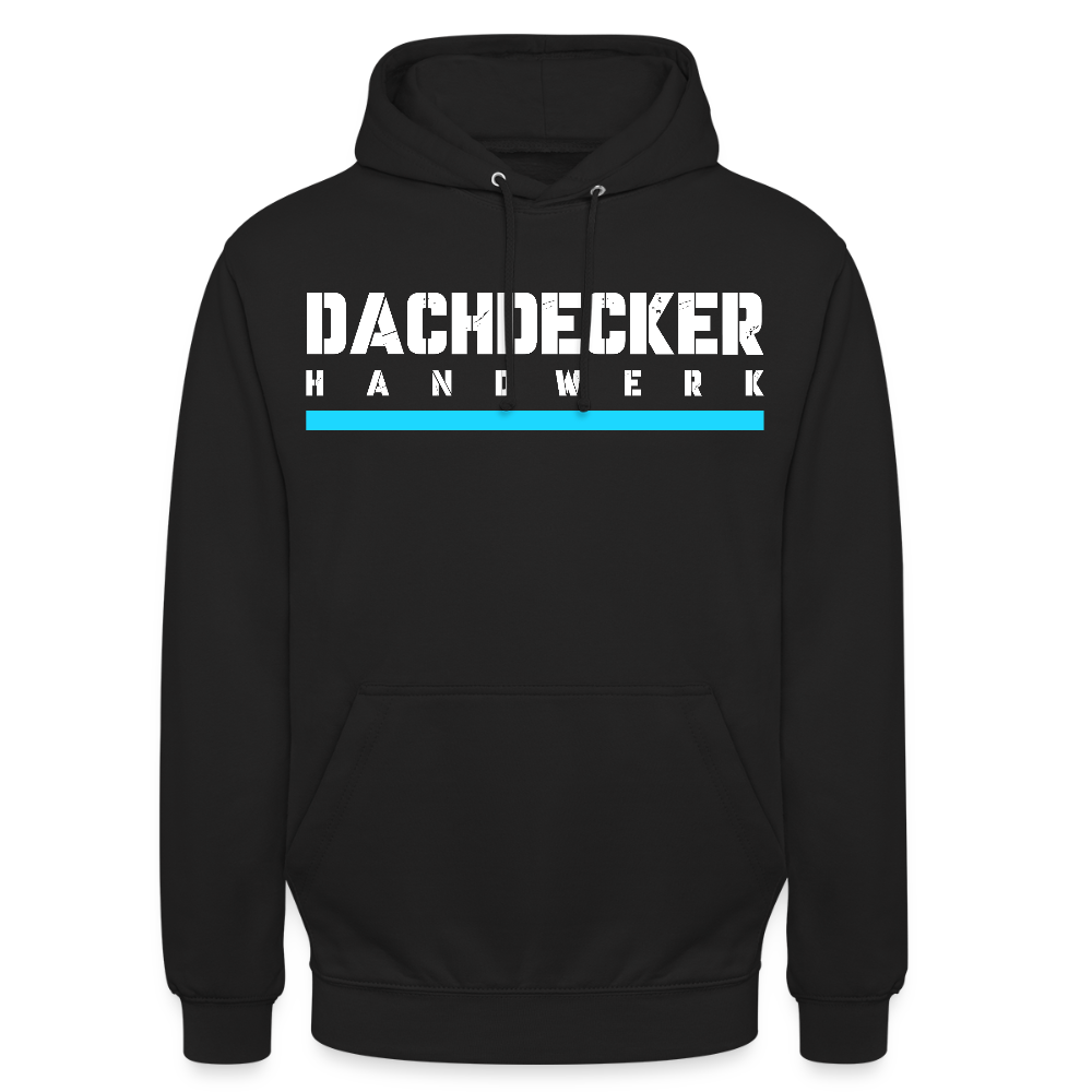 Dachdecker Handwerker Hoodie - Schwarz