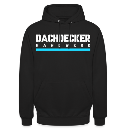 Dachdecker Handwerker Hoodie - Schwarz