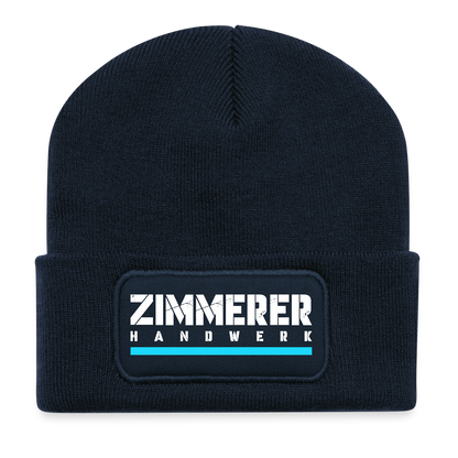 Zimmerer Handwerk Patch Beanie - French Navy