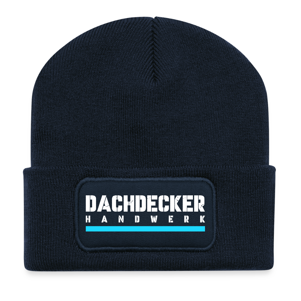 Dachdecker Handwerk Patch Beanie - French Navy