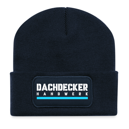 Dachdecker Handwerk Patch Beanie - French Navy