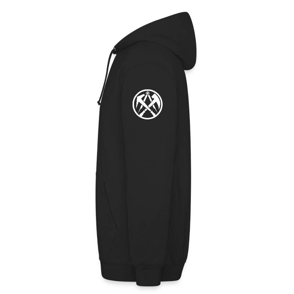 Dachdecker Handwerker Hoodie - Schwarz