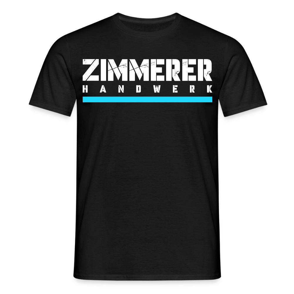 Zimmerer Handwerk Premiun T-Shirt - Schwarz