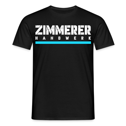 Zimmerer Handwerk Premiun T-Shirt - Schwarz