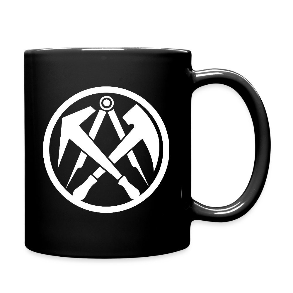 Dachdecker Handwerk Tasse einfarbig - Schwarz
