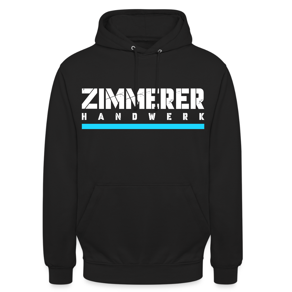 Zimmerer Handwerk Premium Hoodie - Schwarz