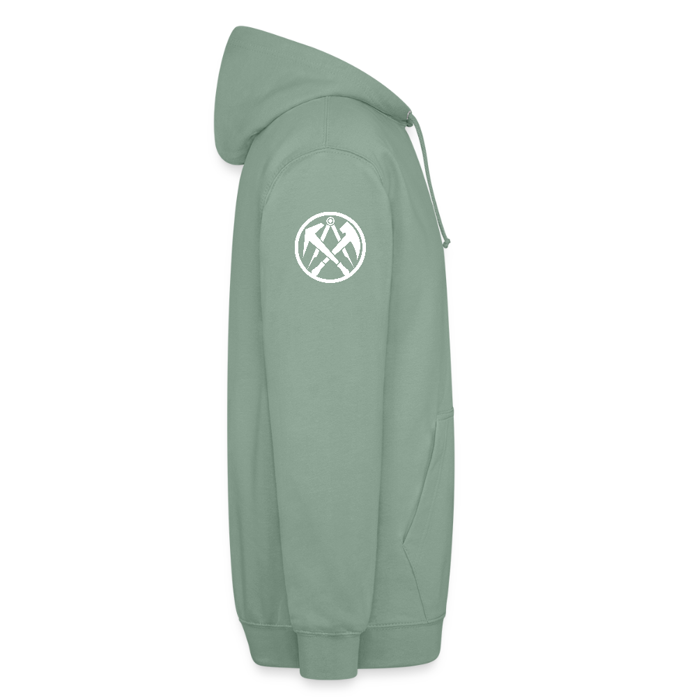 Dachdecker Handwerker Hoodie - Graugrün