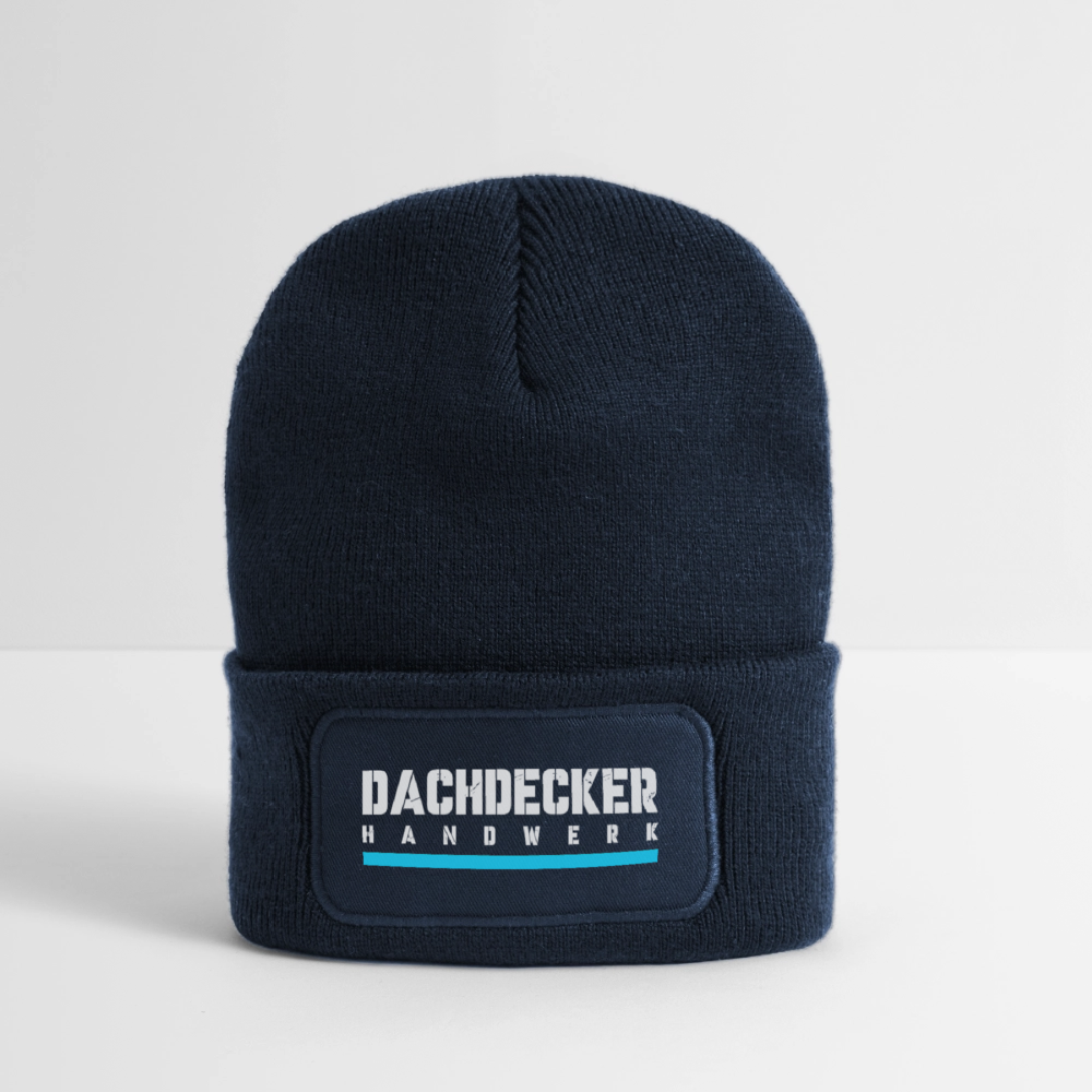 Dachdecker Handwerk Patch Beanie - French Navy