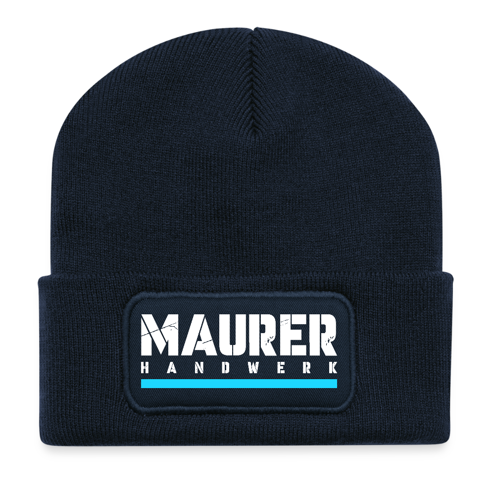 Maurer Handwerk Patch Beanie - French Navy