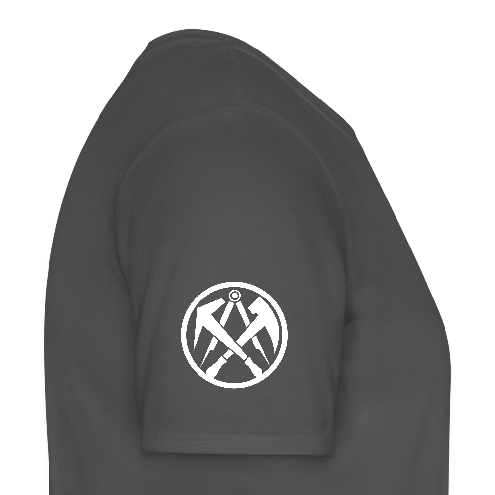 Dachdecker Handwerker T-Shirt - Anthrazit