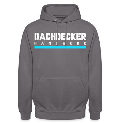 Dachdecker Handwerker Hoodie - Mittelgrau