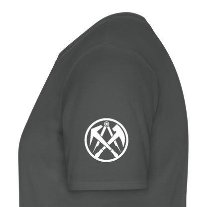 Dachdecker Handwerker T-Shirt - Anthrazit