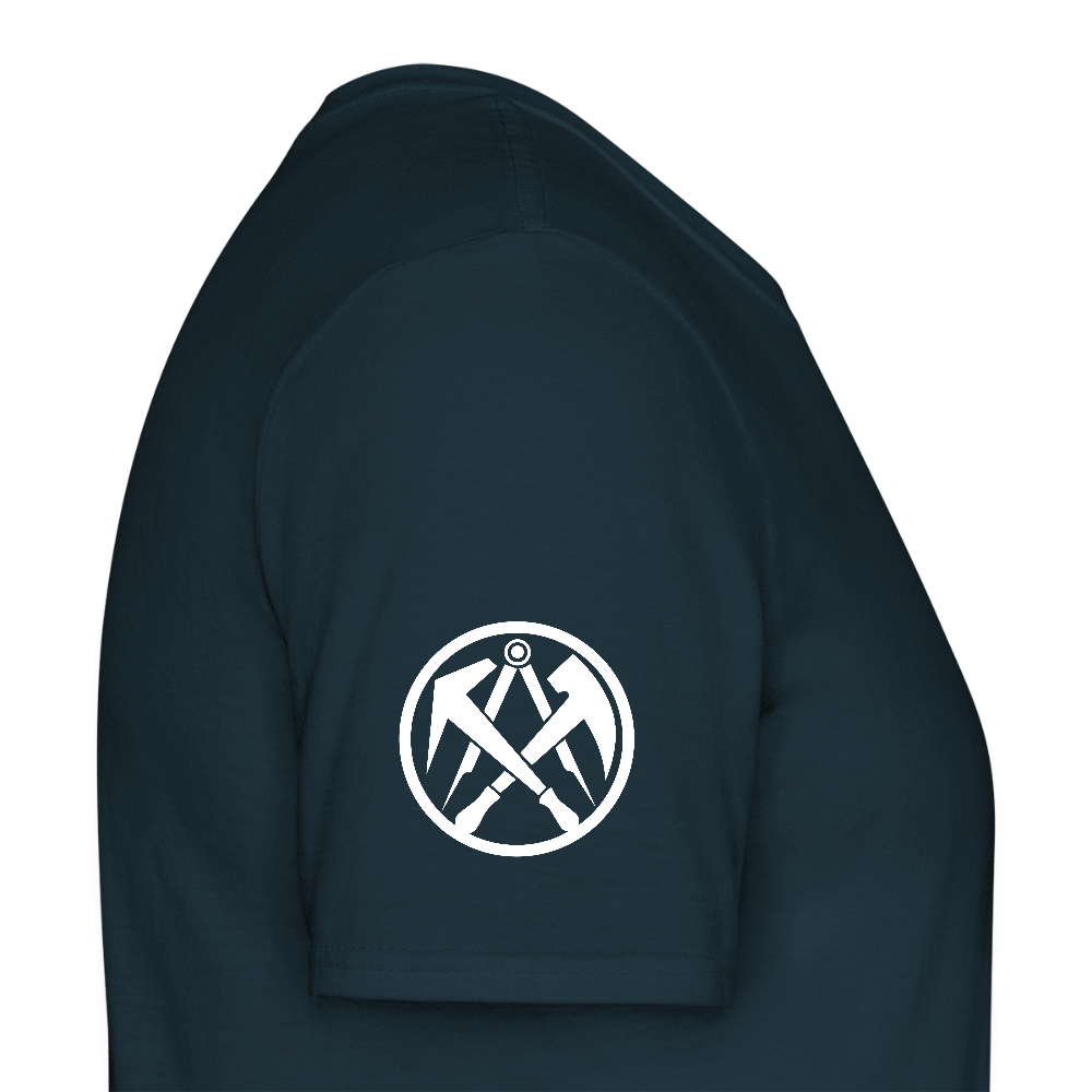 Dachdecker Handwerker T-Shirt - Navy