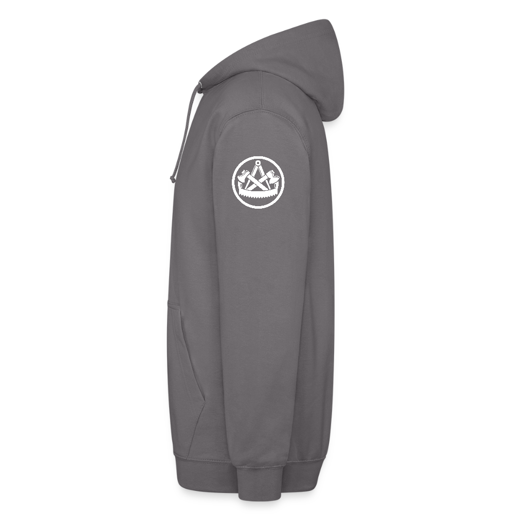 Zimmerer Handwerk Premium Hoodie - Mittelgrau
