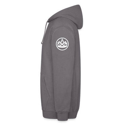Zimmerer Handwerk Premium Hoodie - Mittelgrau