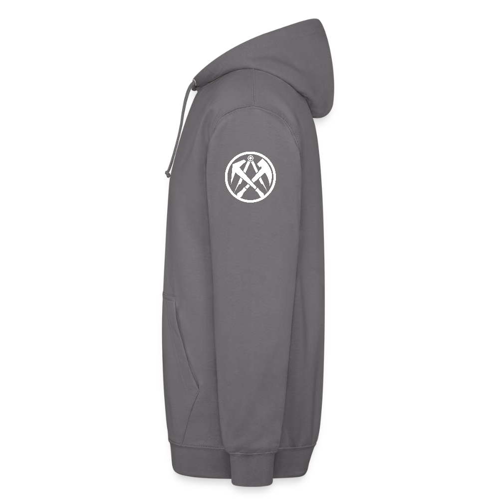 Dachdecker Handwerker Hoodie - Mittelgrau