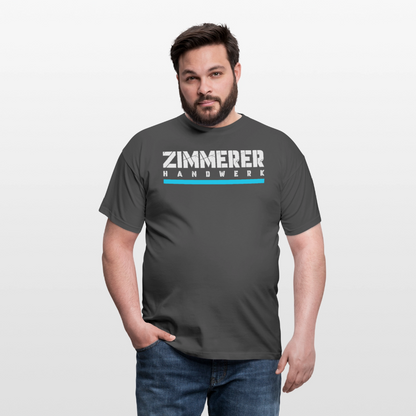 Zimmerer Handwerk Premiun T-Shirt - Anthrazit
