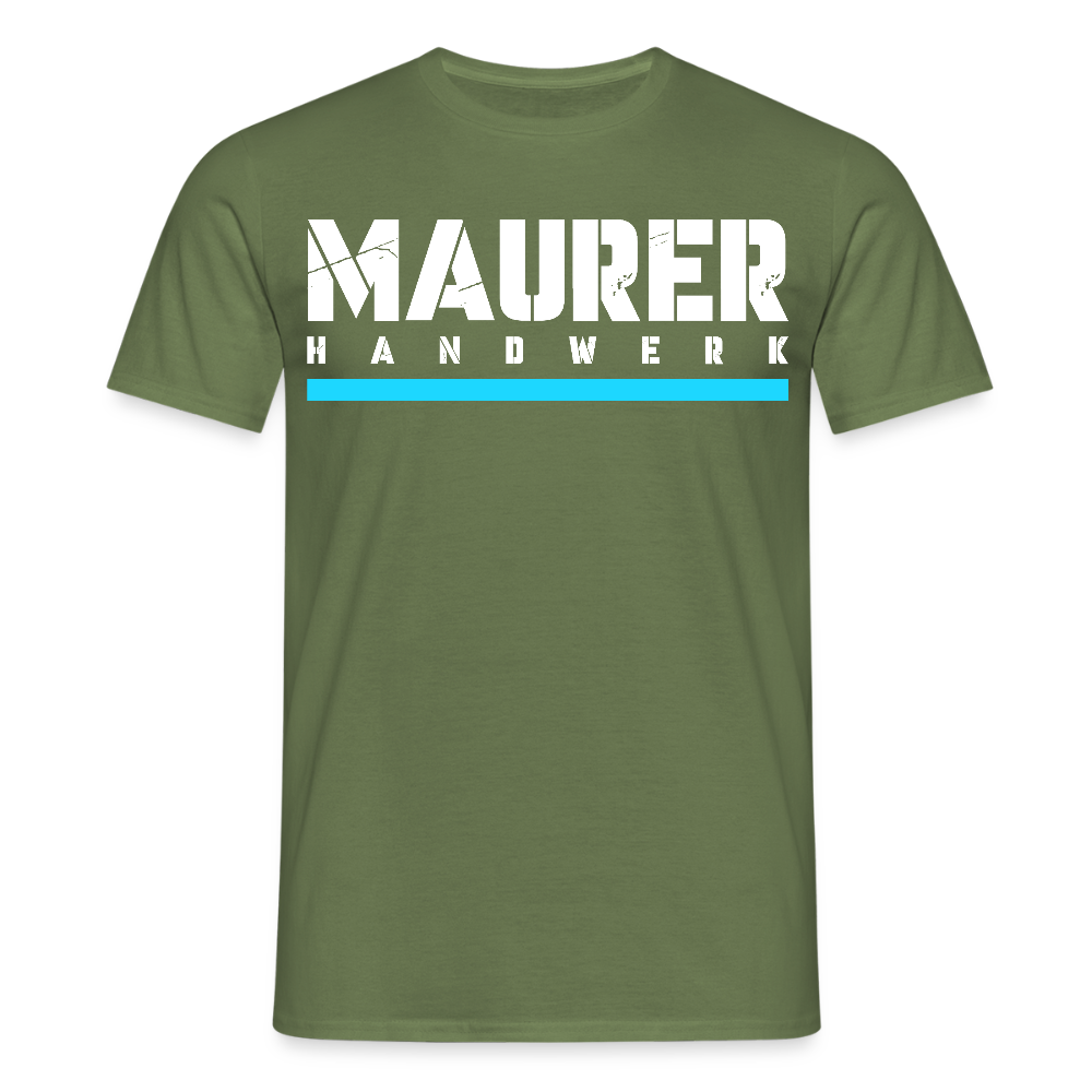 Maurer Handwerker T-Shirt - Militärgrün