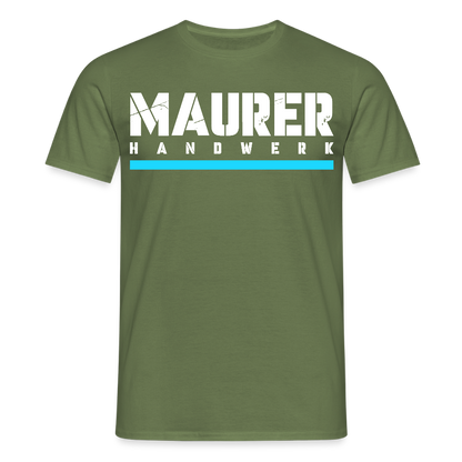Maurer Handwerker T-Shirt - Militärgrün