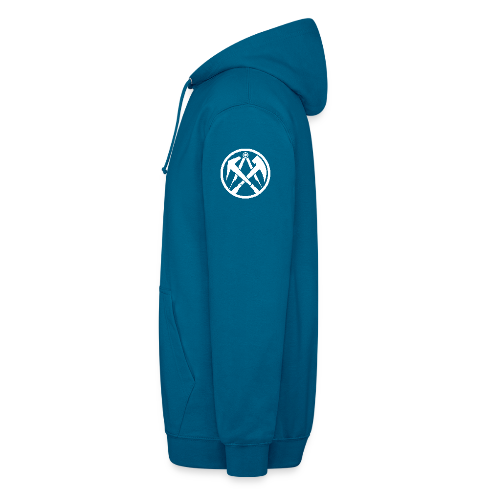 Dachdecker Handwerker Hoodie - Tiefseeblau 