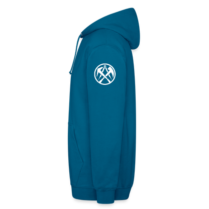 Dachdecker Handwerker Hoodie - Tiefseeblau 
