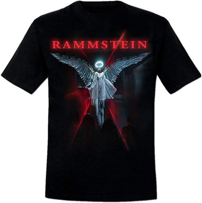 Rammstein Herren T-Shirt Du Ich Wir Ihr Offizielles Band Merchandise Fan Shirt schwarz mit mehrfarbigem Front Print (M)