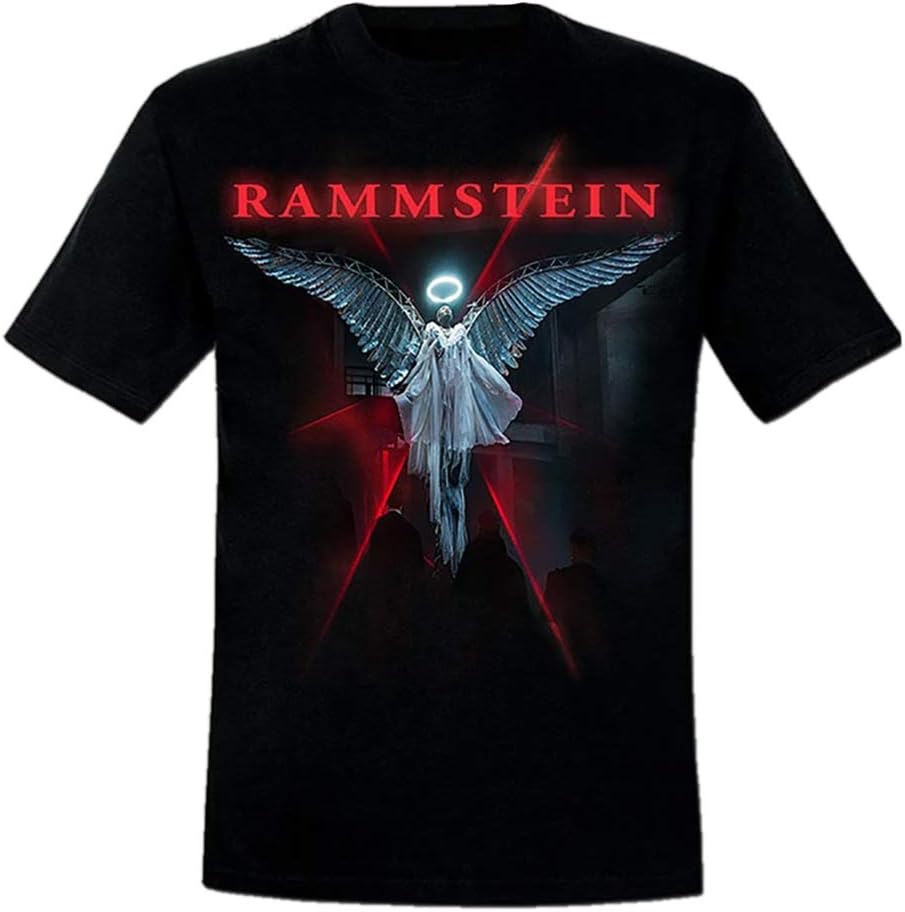 Rammstein Herren T-Shirt Du Ich Wir Ihr Offizielles Band Merchandise Fan Shirt schwarz mit mehrfarbigem Front Print (4XL)