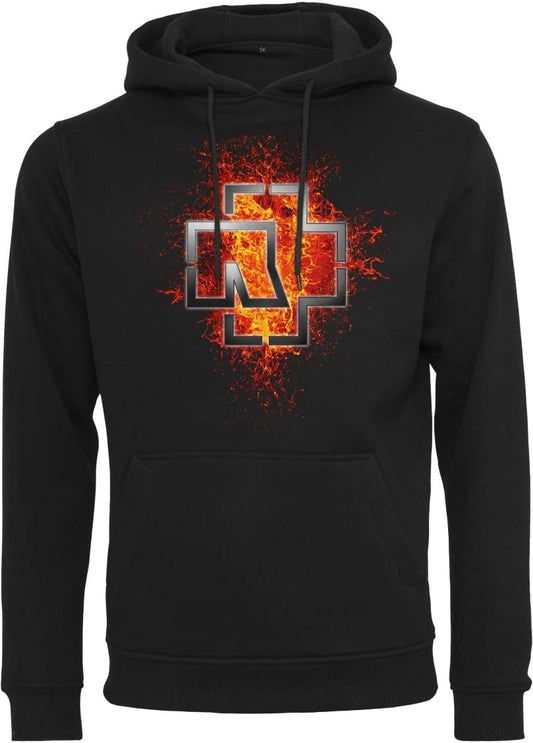 RS Herren RS019-Rammstein Lava Logo Hoodie Sweatshirt mit Kapuze, Black, XL Textilien 59.90 € WORKSWEAR.DE