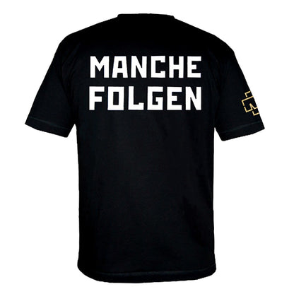 Rammstein, T-Shirt "MANCHE FÜHREN MANCHE FOLGEN", L,Schwarz