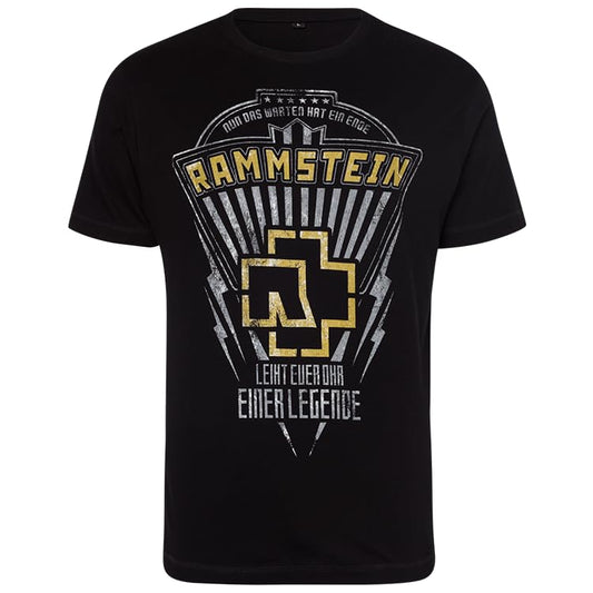 Rammstein Herren T-Shirt Legende Offizielles Band Merchandise Fan Shirt schwarz mit mehrfarbigem Front Print (3XL) Textilien 0.00 € WORKSWEAR.DE