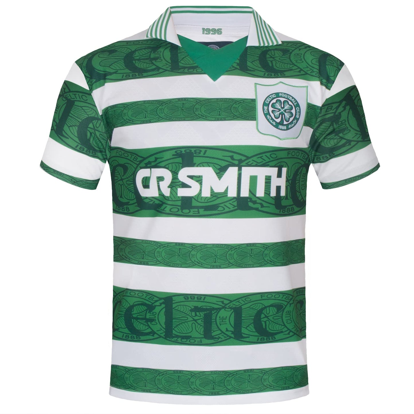 Celtic FC - Herren Heimtrikot-Shirt - Retro-Stil von 1996 - Offizielles Merchandise - Geschenk für Fußballfans - L