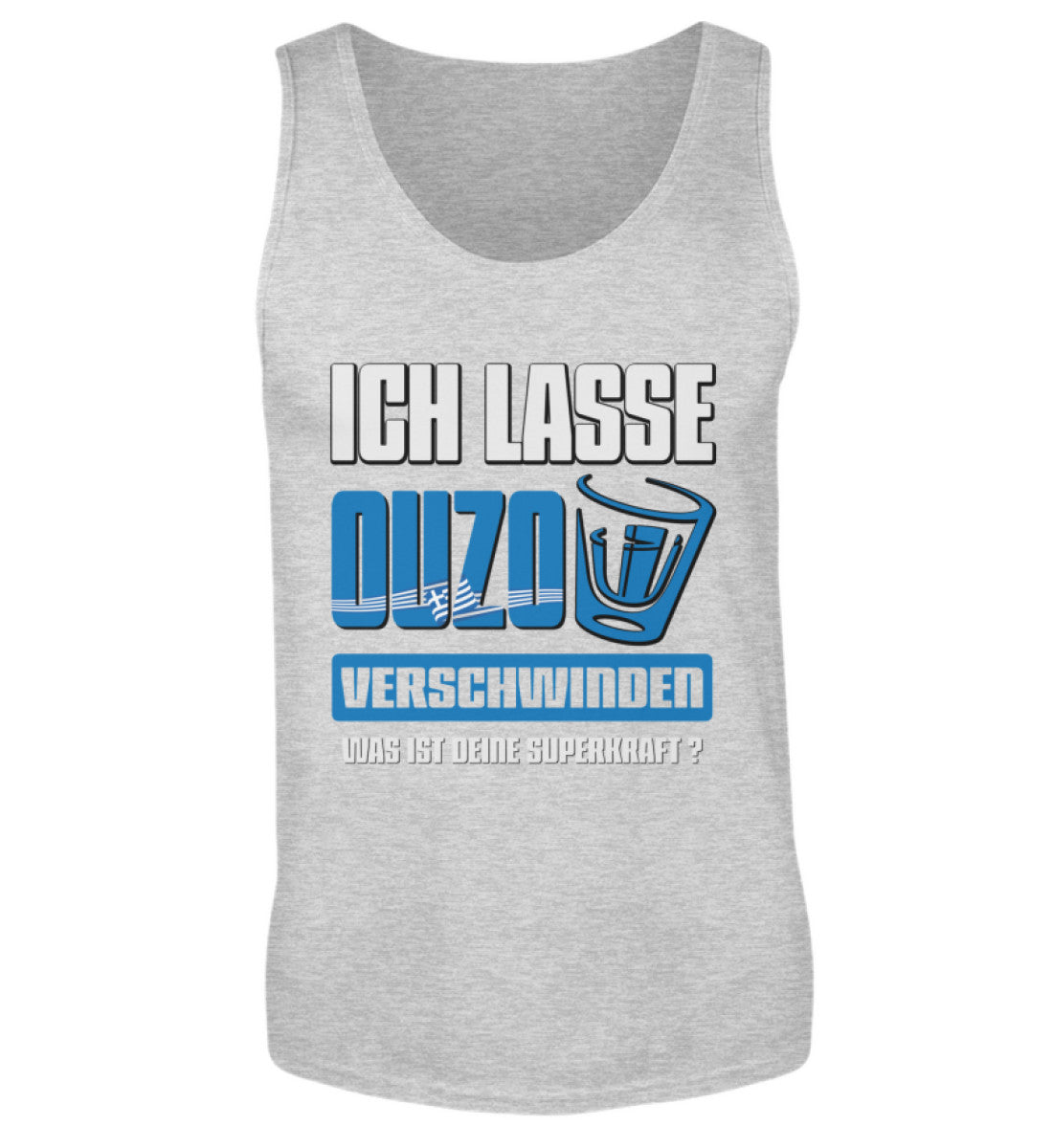 Ouzo - Herren Tanktop, Herren Tank-Top Farbe: Sport Grey (Heather) 24.95 €