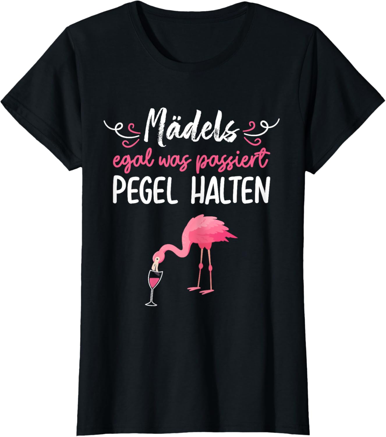 Mädels Pegel halten Mallorca Flamingo Bier JGA Malle Fun T-Shirt Textilien 15.99 € WORKSWEAR.DE